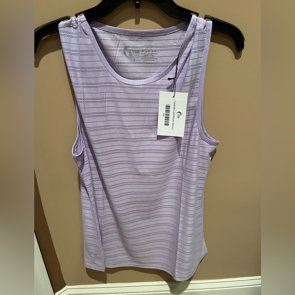 NEW WITH TAGS - Zyia - Lavender Luxe Muscle Tank